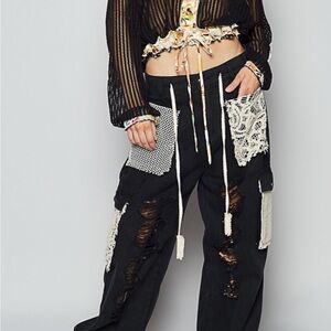 POL Black POL Crochet Patch
Joggers